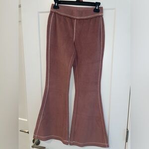 Mauve Pink Flared Bottoms